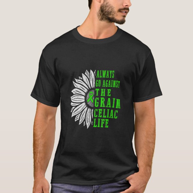Camiseta Concienciación sobre la enfermedad celiaca siempre (Anverso)