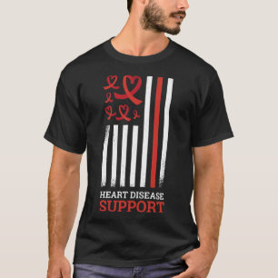 Camiseta Concienciación sobre la enfermedad Cinta roja 2