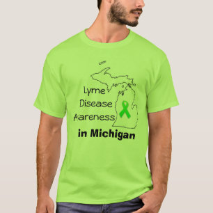 Camiseta Concienciación sobre la enfermedad de Lyme en Mich