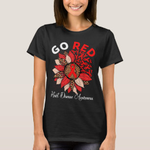Camiseta Concienciación sobre la enfermedad del corazón roj