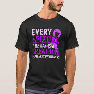 Camiseta Concienciación sobre la epilepsia del Día Libre de