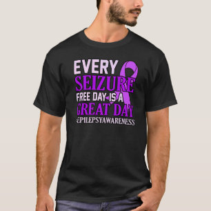 Camiseta Concienciación sobre la epilepsia del Día Libre de