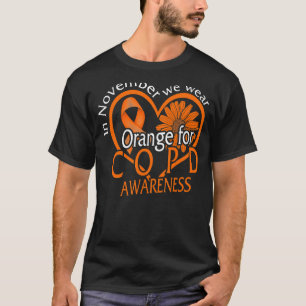 Camiseta Concienciación sobre la EPOC En Noviembre Usamos L