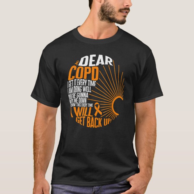Camiseta Concienciación sobre la EPOC Voy a recuperar la en (Anverso)