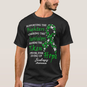 Camiseta Concienciación sobre la escoliosis en apoyo de la