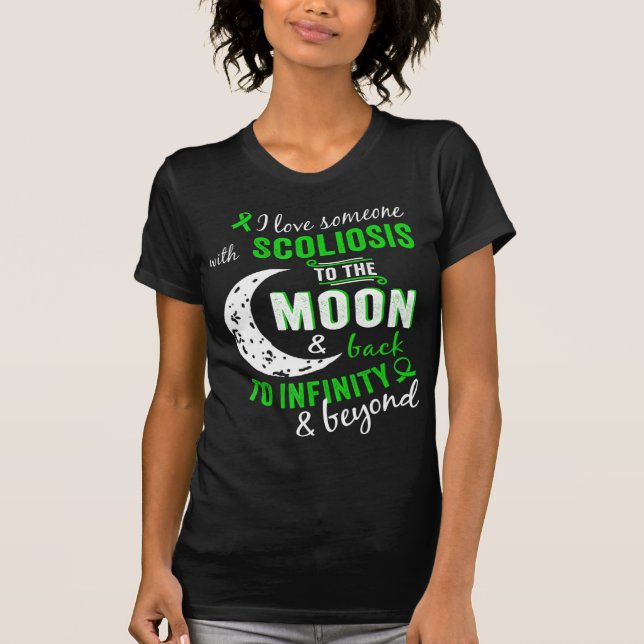 Camiseta Concienciación sobre la escoliosis en mujeres  (Anverso)