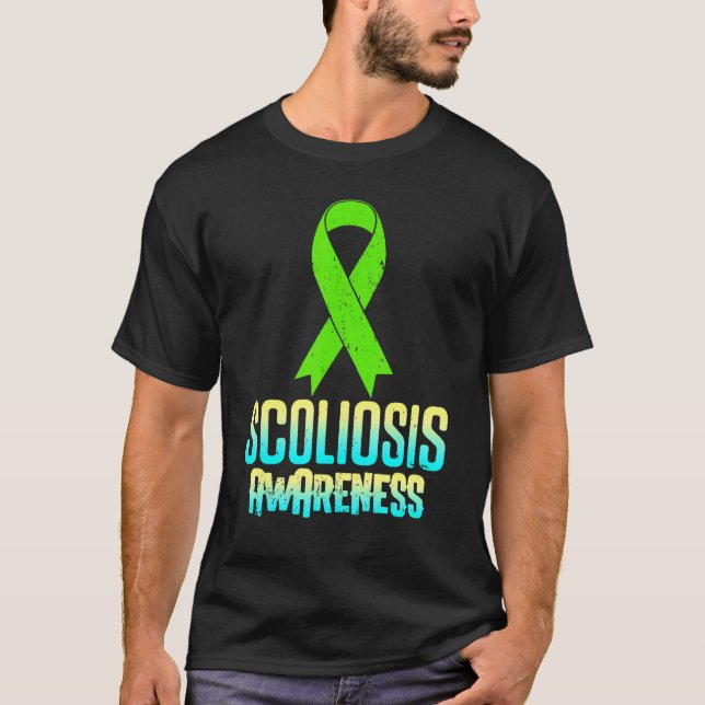 Camiseta Concienciación sobre la escoliosis: Guerrero escoc (Anverso)