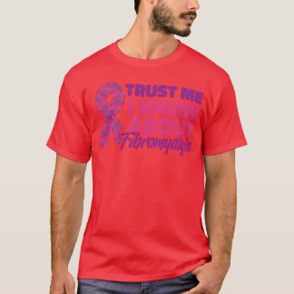 Camiseta Concienciación sobre la fibromialgiaPúrpura óxido