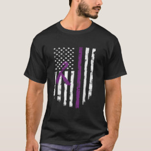 Camiseta Concienciación sobre la fibrosis quística Bandera