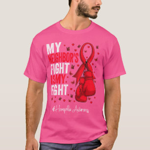 Camiseta Concienciación sobre la hemofilia en el vecindario