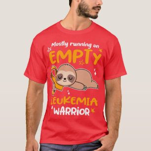 Camiseta Concienciación Sobre La Leucemia Corriendo Princip