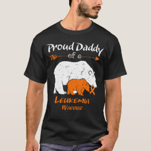 Camiseta Concienciación sobre la leucemia del orgulloso oso