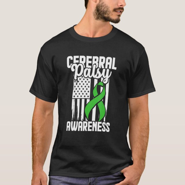 Camiseta Concienciación sobre la parálisis cerebral en el c (Anverso)