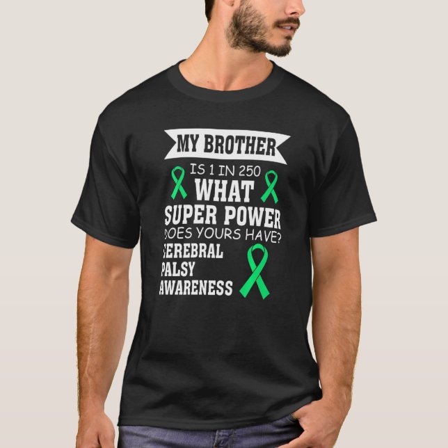 Camiseta Concienciación sobre la parálisis cerebral Guerrer (Anverso)