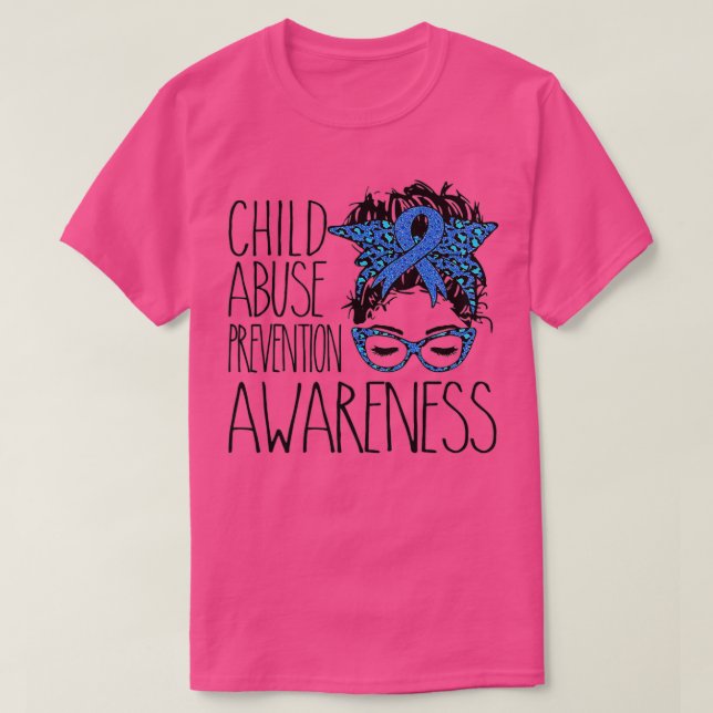 Camiseta Concienciación sobre la prevención del maltrato in (Diseño del anverso)