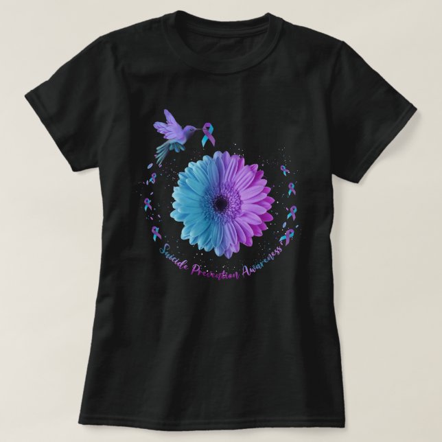 Camiseta Concienciación sobre la prevención del suicidio de (Diseño del anverso)
