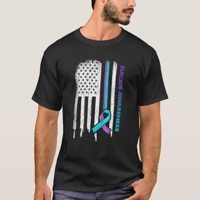 Camiseta Concienciación sobre la prevención del suicidio en (Anverso)