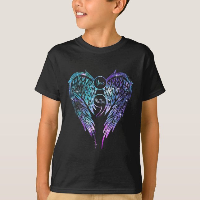 Camiseta Concienciación sobre la prevención del suicidio en (Anverso)