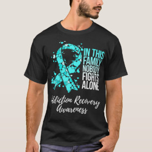 Camiseta Concienciación sobre la recuperación de adiccion