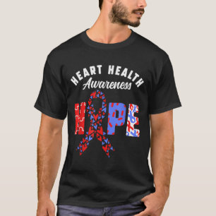 Camiseta Concienciación sobre la salud del corazón _ Espera