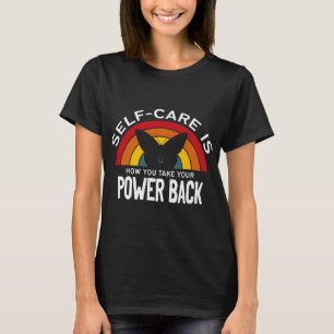 Camiseta Concienciación sobre la salud La autoatención se e