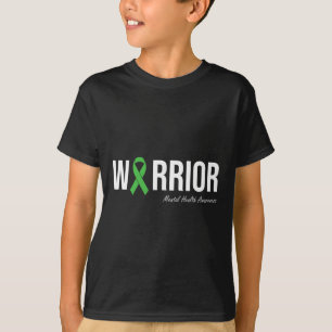 Camiseta Concienciación sobre la salud mental Cinta verde 2