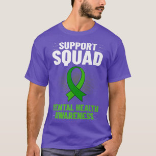 Camiseta Concienciación sobre la salud mental cita la cinta