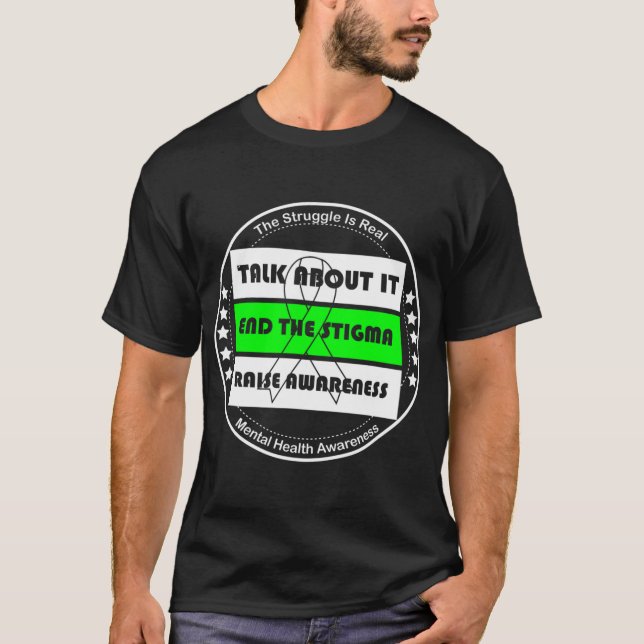 Camiseta Concienciación sobre la salud mental Concienciació (Anverso)