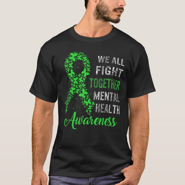 Camiseta Concienciación sobre la salud mental contra el apo (Anverso)