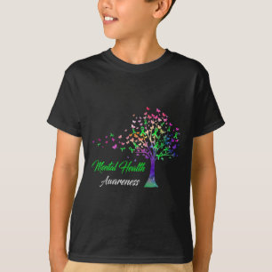 Camiseta Concienciación sobre la salud mental de la cinta