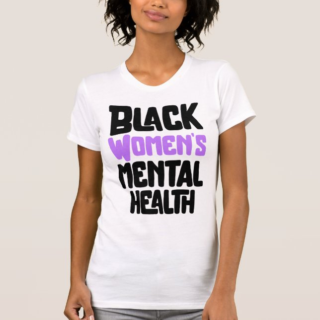 Camiseta Concienciación sobre la salud mental de las mujere (Anverso)