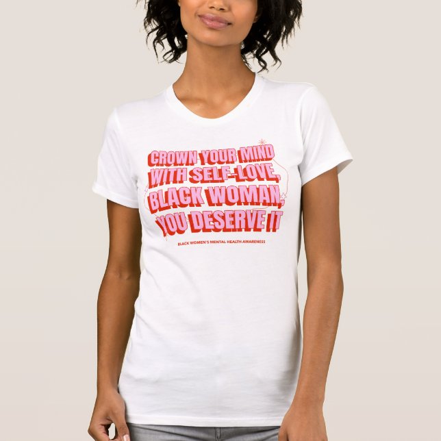 Camiseta Concienciación sobre la salud mental de las mujere (Anverso)