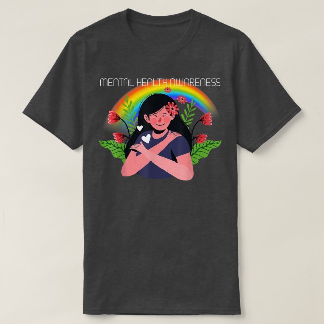 Camiseta Concienciación sobre la salud mental de Lgbtq 3010 (Diseño del anverso)
