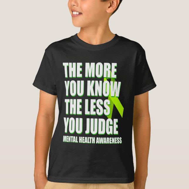 Camiseta Concienciación sobre la salud mental - El soporte  (Anverso)