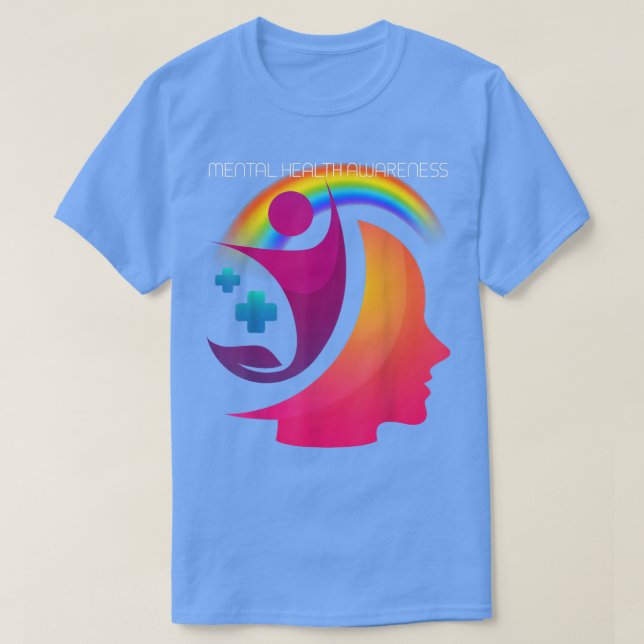 Camiseta Concienciación sobre la salud mental en Lgbtq 3002 (Diseño del anverso)