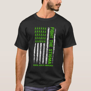 Camiseta Concienciación sobre la salud mental Lucha contra 
