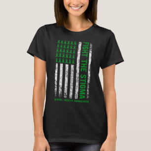 Camiseta Concienciación sobre la salud mental Lucha contra