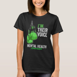 Camiseta Concienciación sobre la salud mental Mes Guantes d