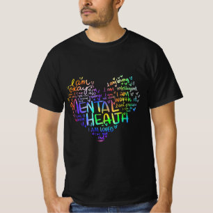 Camiseta Concienciación sobre la salud mental Regalos de de