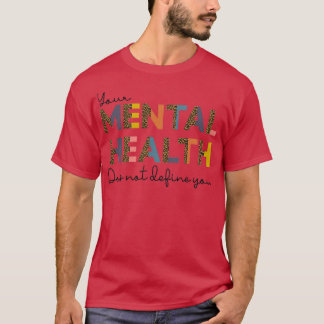 Camiseta Concienciación sobre la salud mental semana mes dí