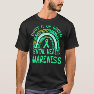 Camiseta Concienciación sobre la salud mental Trendy Rainbo