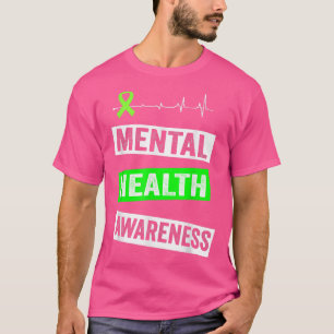 Camiseta Concienciación sobre la salud mental Vivimos Verde