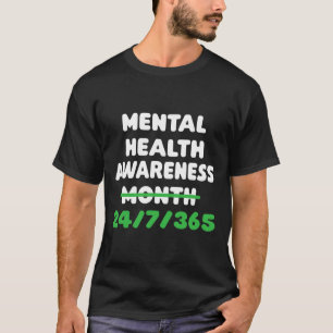 Camiseta Concienciación Sobre La Salud Para La Prevención D