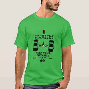 Camiseta Concienciación sobre la seguridad vial en las bici