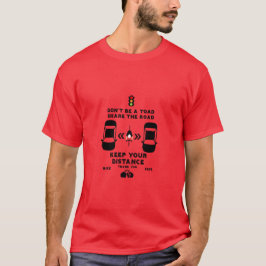 Camiseta Concienciación sobre la seguridad vial en las bici