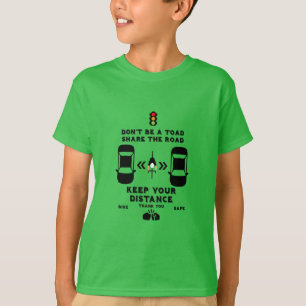 Camiseta Concienciación sobre la seguridad vial en las bici
