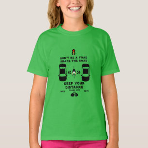 Camiseta Concienciación sobre la seguridad vial en las bici