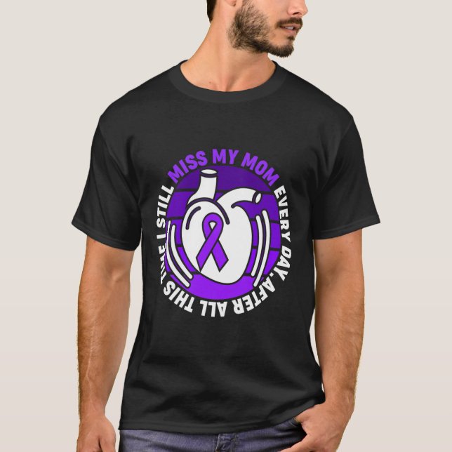 Camiseta Concienciación sobre la sobredosis de la cinta mor (Anverso)