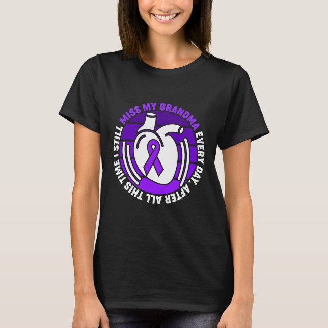 Camiseta Concienciación sobre la sobredosis de la cinta mor (Anverso)