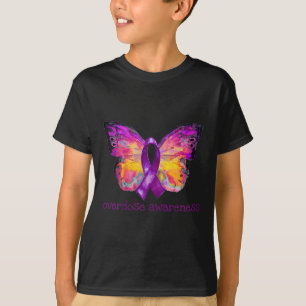 Camiseta Concienciación sobre la sobredosis Dolor mariposa